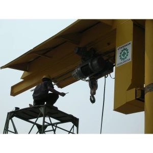 JIB Crane Kapasitas Menyesuaikan Gedung